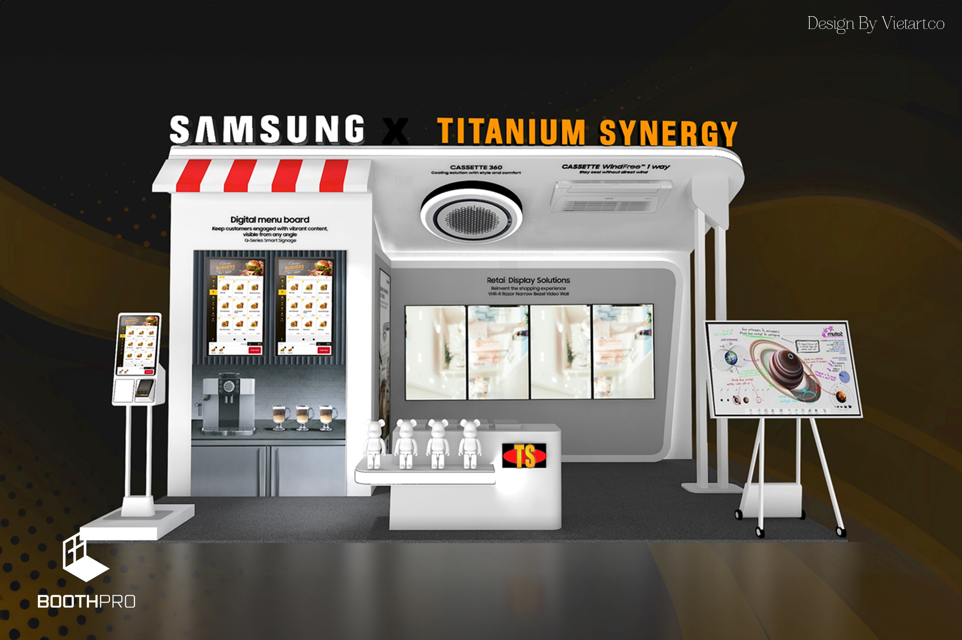 Booth Samsung x TITANIUM SYNERGY